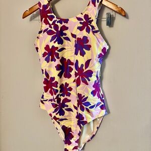 NWT JOE FRESH one piece swimsuit floral print